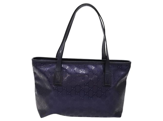 Gucci Plus Tote GG Stampato Piccolo Blu navy - vista 2