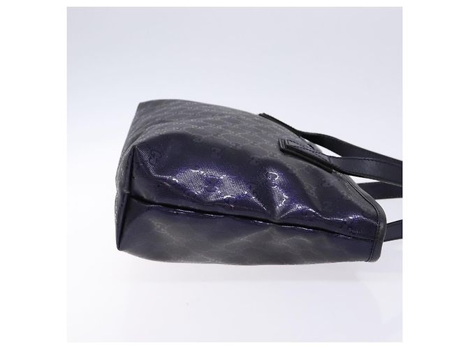 Gucci Plus Tote GG Stampato Piccolo Blu navy - vista 3