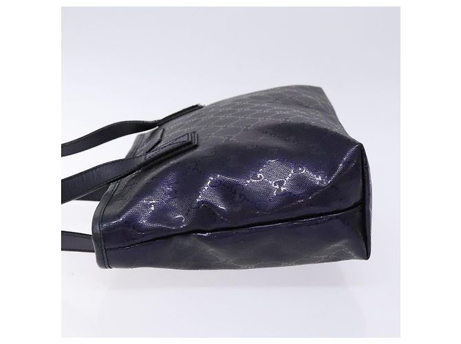 Gucci Plus Tote GG Stampato Piccolo Blu navy - vista 4