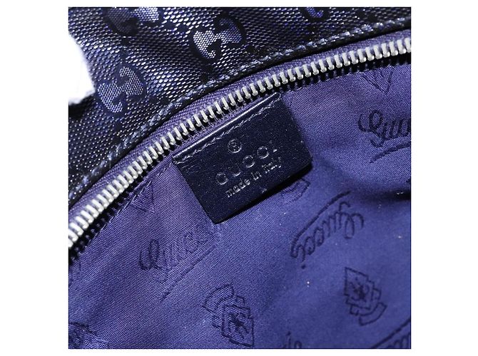 Gucci Plus Tote GG Stampato Piccolo Blu navy - vista 6