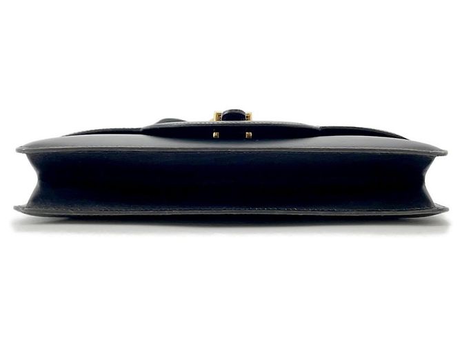 Bolso de Hombro Sandrine Hermès en Cuero de Ternera Negro - vista 3