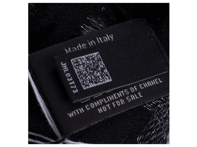 Autre Marque Accessorio NON SIGLATO in Lana Nera - 102928 Nero - vista 5