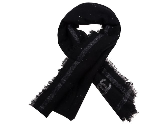 Autre Marque Accessorio NON SIGLATO in Lana Nera - 102928 Nero - vista 6