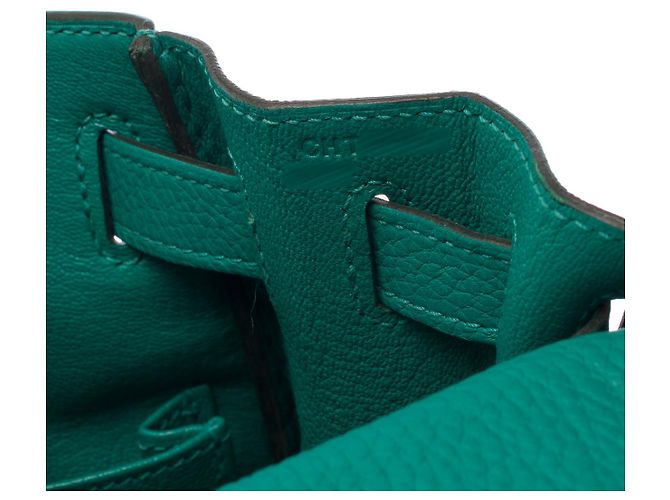 Hermès Borsa HERMES Kelly 28 in Pelle Verde - 102963 - vista 8