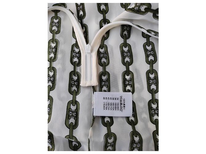 Céline Selten! Alte Celine von Phoebe Philo Horsebit Rock, Logo-Monogramm, Ketten 2016, US-Größe 12 Mehrfarben - Ansicht 16