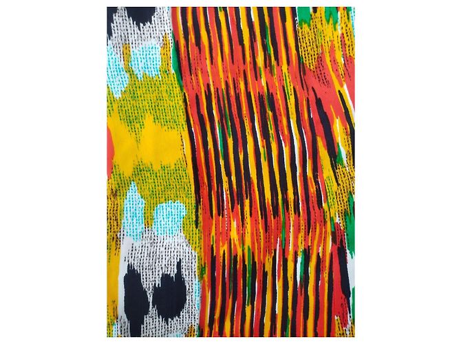 Céline Celine 2000s abstract print Cropped trousers / Multiple colors - view 7