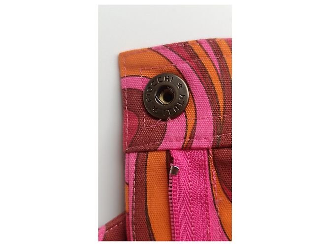 Céline Celine Shorts in Pink im Barbie-Stil / Barbiecore abstraktes Muster Mehrfarben - Ansicht 16