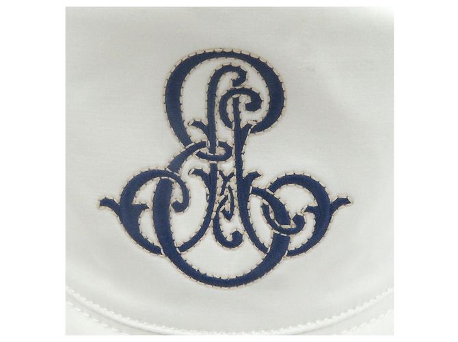 Hermès Cappello bucket in cotone Hermes Harper Emile Bianco - vista 5