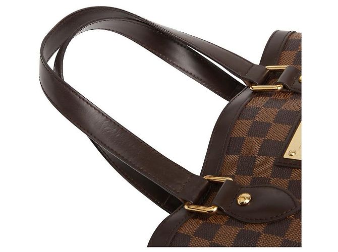 Borsa Tote Damier Hampstead PM di Louis Vuitton Metallico Bronzo - vista 8