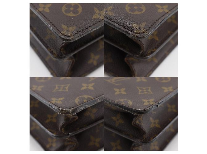 Borsa a Tracolla Monogram Louis Vuitton Marrone - vista 4