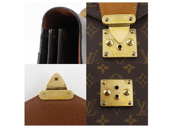 Borsa a Tracolla Monogram Louis Vuitton Marrone - vista 9