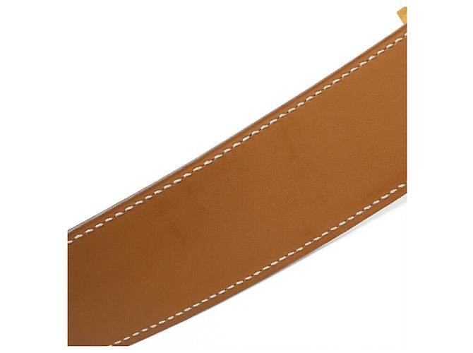 Constance Ledergürtel von Hermès Braun - Ansicht 6