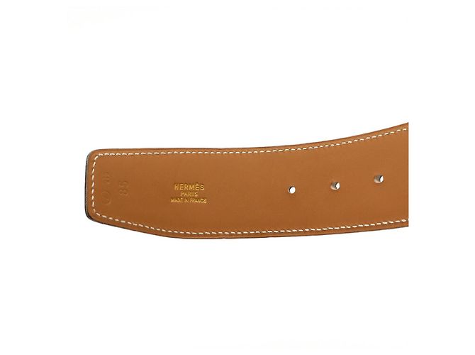 Constance Ledergürtel von Hermès Braun - Ansicht 7