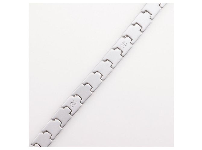 Chanel Coco Mark Armband Silber Metallisch - Ansicht 4