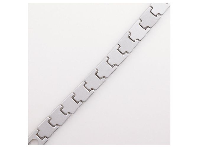 Chanel Coco Mark Armband Silber Metallisch - Ansicht 5