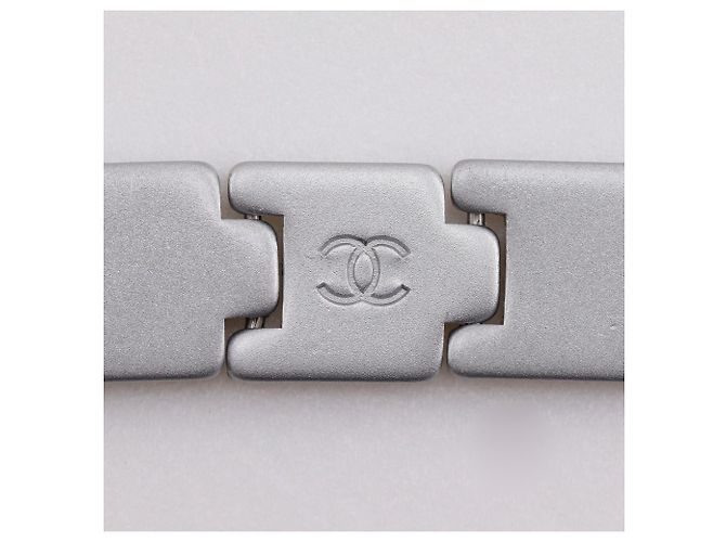Chanel Coco Mark Armband Silber Metallisch - Ansicht 8