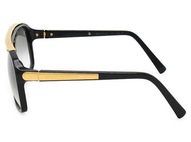 Louis Vuitton Evidence Sonnenbrille Schwarz - Ansicht 2