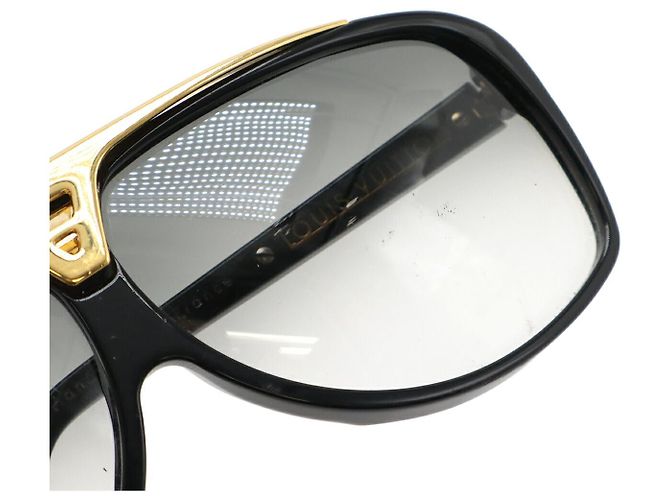 Louis Vuitton Evidence Sonnenbrille Schwarz - Ansicht 5