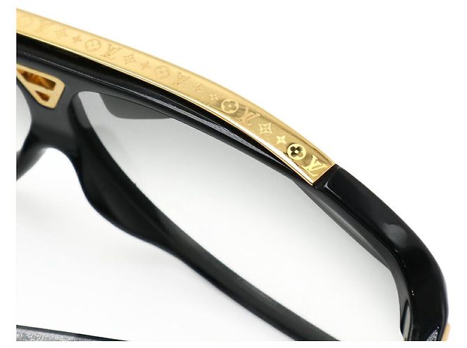 Louis Vuitton Evidence Sonnenbrille Schwarz - Ansicht 7