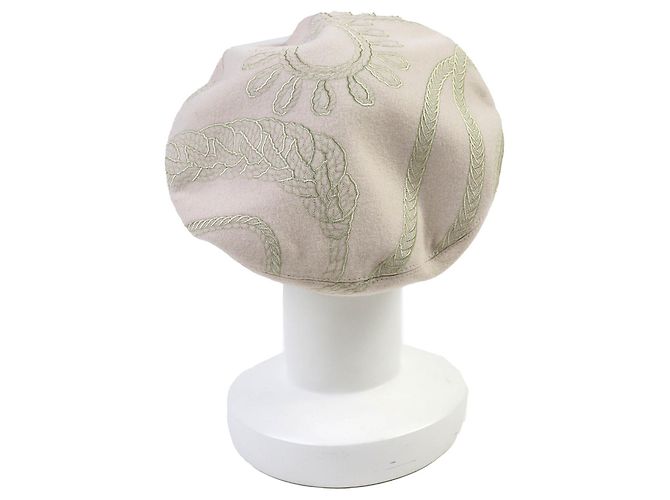 Berretto Finesse della serie Saint Honoré di Hermès Marrone Beige - vista 5
