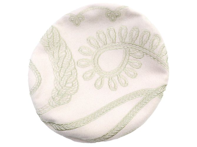 Berretto Finesse della serie Saint Honoré di Hermès Marrone Beige - vista 6