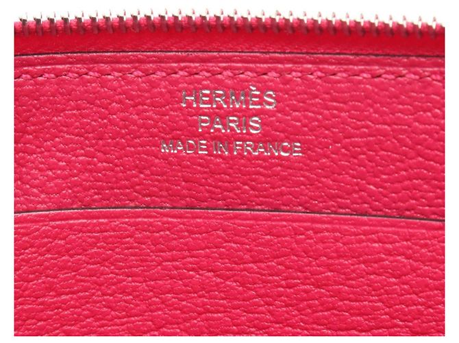 Borsa Pochette GM in pelle Evercolor Hermès Rosa - vista 4