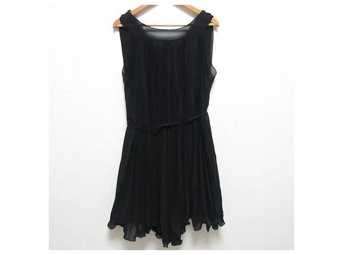 Autre Marque Vestido Plisado DOUBLE STANDARD CLOTHING Negro - vista 2