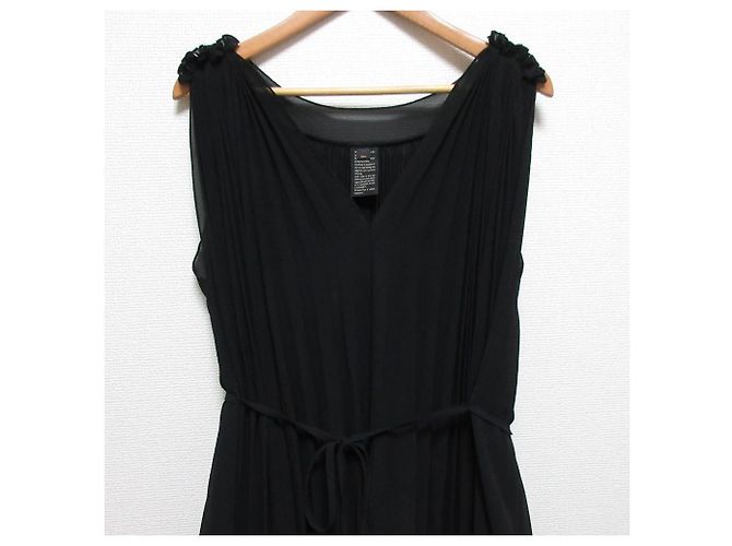 Autre Marque Vestido Plisado DOUBLE STANDARD CLOTHING Negro - vista 3