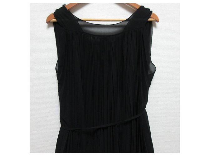 Autre Marque Vestido Plisado DOUBLE STANDARD CLOTHING Negro - vista 4