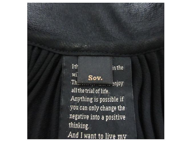 Autre Marque Vestido Plisado DOUBLE STANDARD CLOTHING Negro - vista 8