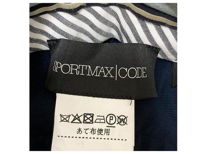 Pantaloni Stretch SPORTMAX di Max Mara Blu Blu navy - vista 3