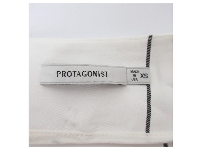 Autre Marque Giacca Set Up PROTAGONIST Pantaloni Larghe 2 Vie Bianco - vista 14