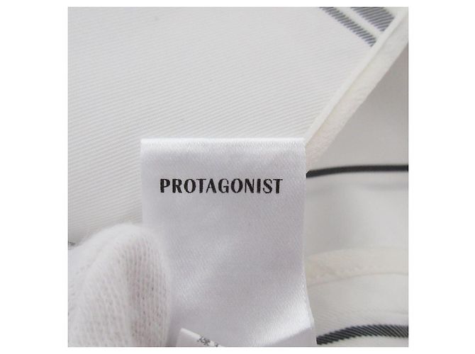 Autre Marque Giacca Set Up PROTAGONIST Pantaloni Larghe 2 Vie Bianco - vista 16