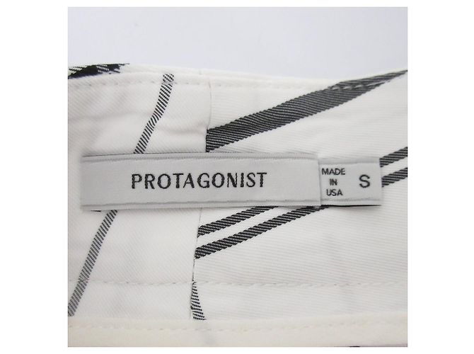 Autre Marque Giacca Set Up PROTAGONIST Pantaloni Larghe 2 Vie Bianco - vista 18