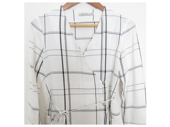 Autre Marque Giacca Set Up PROTAGONIST Pantaloni Larghe 2 Vie Bianco - vista 4