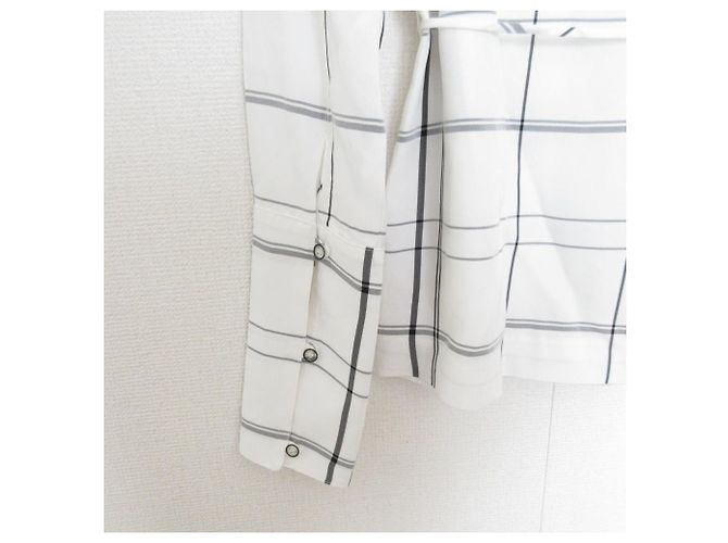 Autre Marque Giacca Set Up PROTAGONIST Pantaloni Larghe 2 Vie Bianco - vista 6