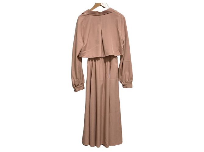 Autre Marque Couture Trench-ähnliches Ensemble-Kleid Pink - Ansicht 2