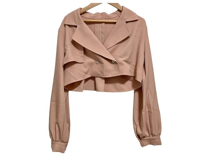 Autre Marque Couture Trench-ähnliches Ensemble-Kleid Pink - Ansicht 3