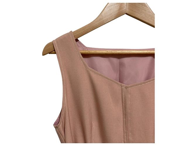 Autre Marque Couture Trench-ähnliches Ensemble-Kleid Pink - Ansicht 9