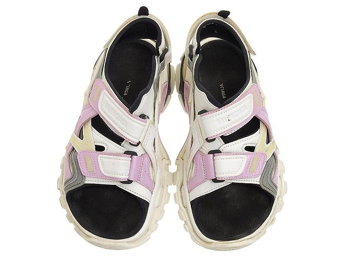 Everyday Sandali Balenciaga Track Rosa Bianco Grigio - vista 2
