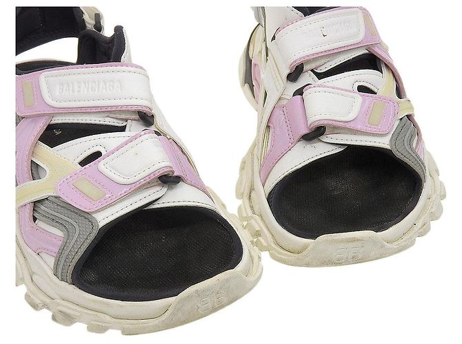 Everyday Sandali Balenciaga Track Rosa Bianco Grigio - vista 4