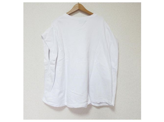 Autre Marque Cyan Tokyo Oversweat Pullover mit französischen Ärmeln Weiß - Ansicht 2