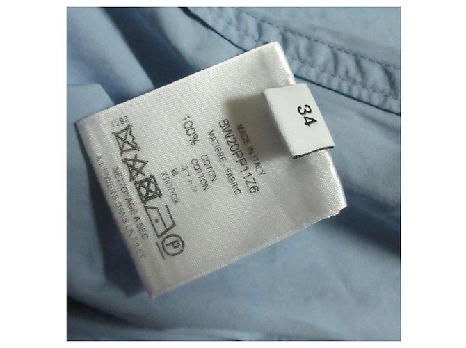 Langarmhemd Kleid Givenchy BW20PP11Z6 Blau Hellblau - Ansicht 9