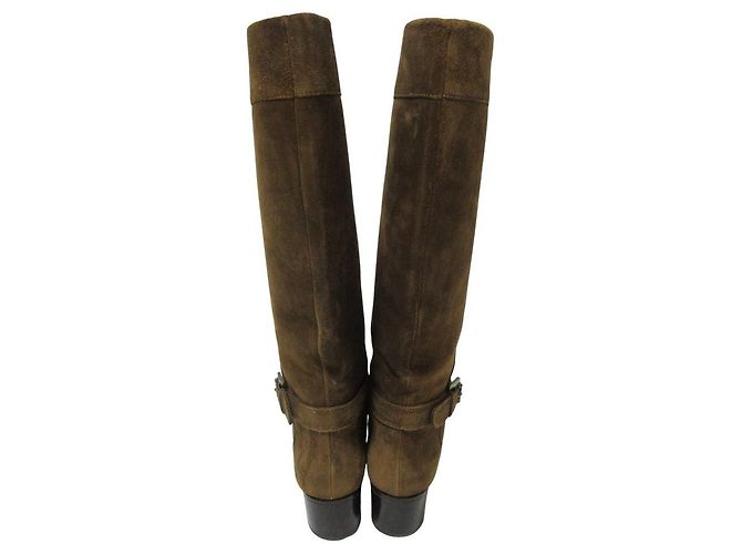 Autre Marque Botas Largas de Ante TANINO CRISCI Castaño Bronce - vista 2