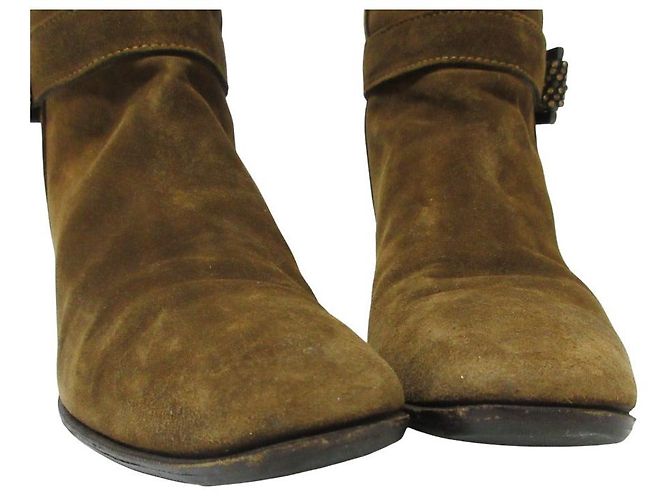 Autre Marque Botas Largas de Ante TANINO CRISCI Castaño Bronce - vista 7