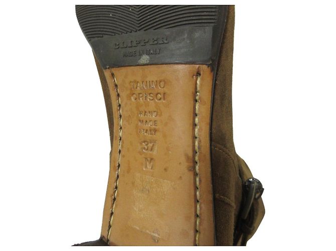 Autre Marque Botas Largas de Ante TANINO CRISCI Castaño Bronce - vista 9