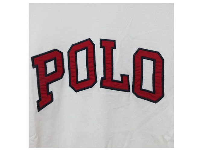 Camiseta de algodón con estampado de logo de Polo Ralph Lauren Blanco Roja - vista 3