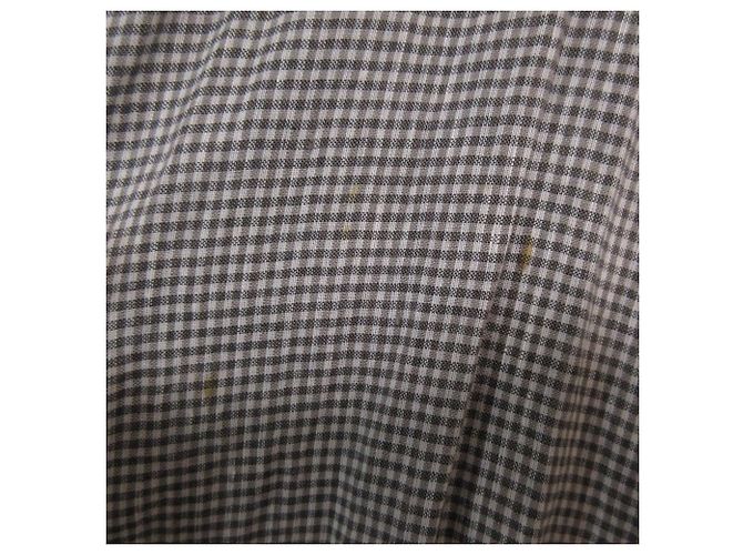 Autre Marque Langes Kleid aus Leinenmischung BLAMINK Grau - Ansicht 7