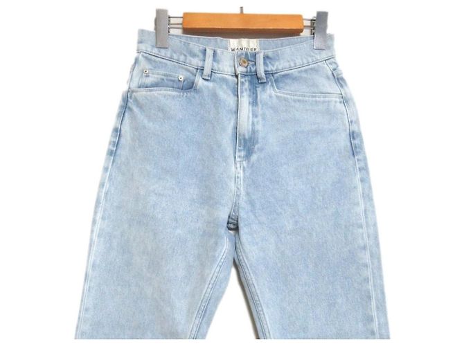 Autre Marque Jeans rectos de denim Wandler Azul Azul claro - vista 3