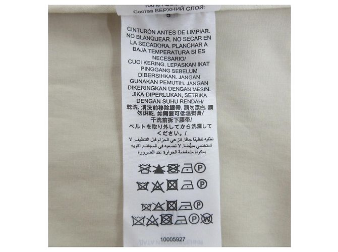 Trench coat lungo Side Line Tory Burch Beige - vista 10